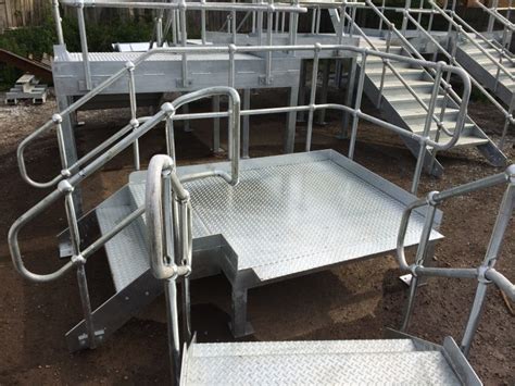 sheet metal platform|galvanized steel platforms.